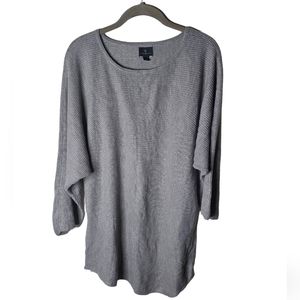 Worthington Women's beige long-sleeved scoop neck sweater size L